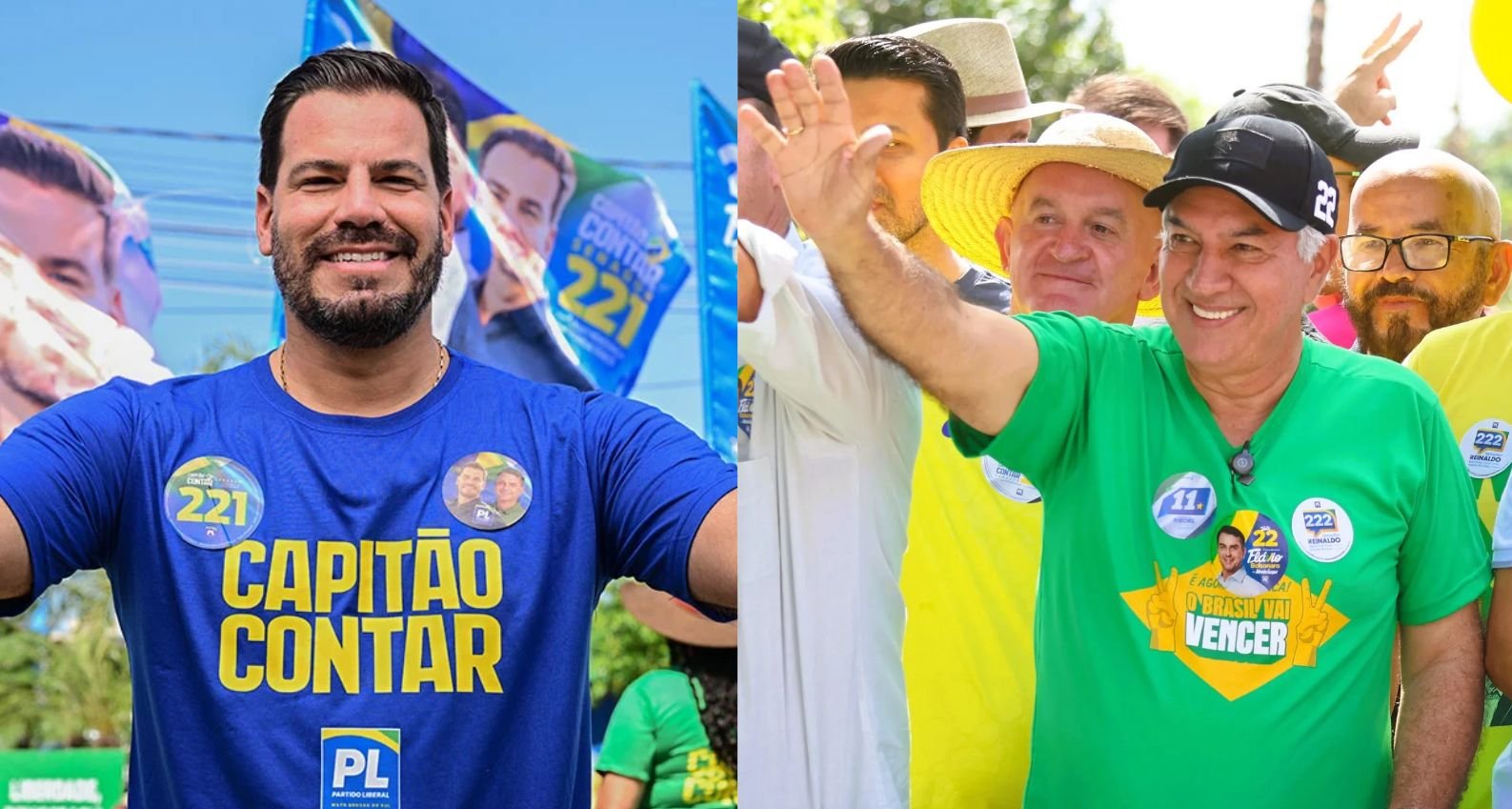 Reinaldo Azambuja e Capitão Contar são eleitos senadores por Mato Grosso do Sul