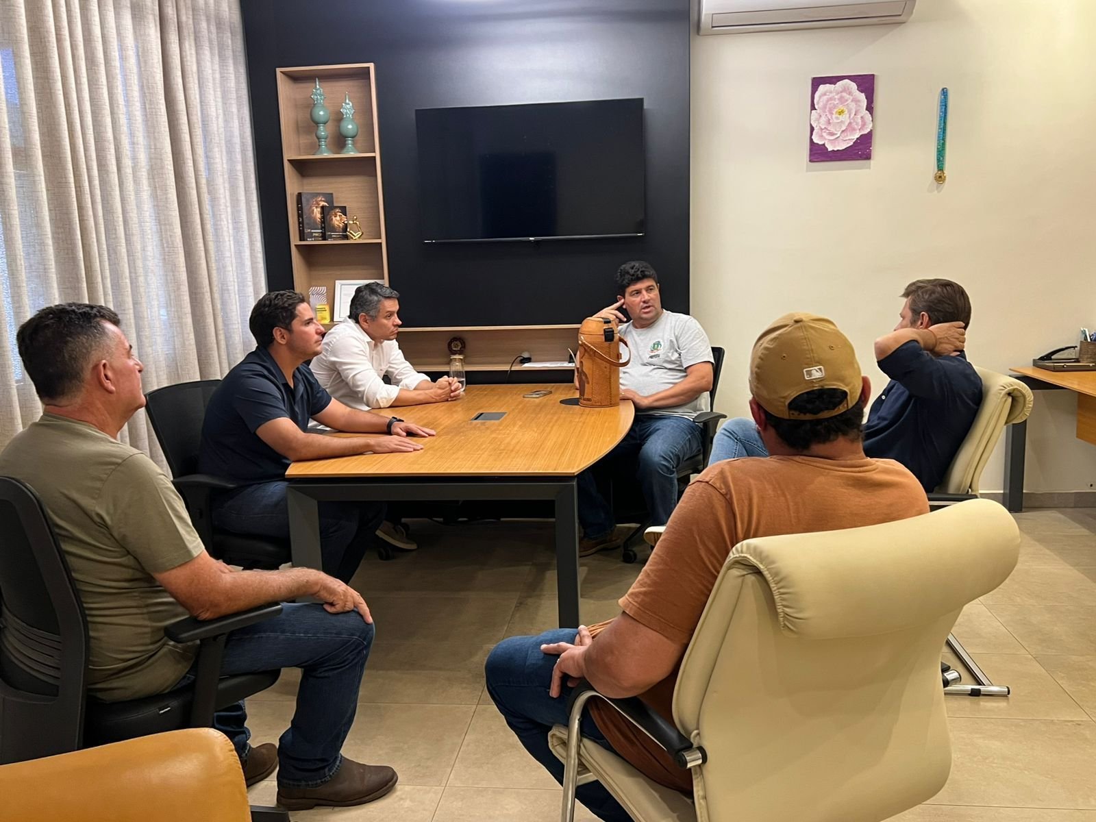 Reunião no Paço Municipal destaca importância da Rota Bioceânica para Sidrolândia