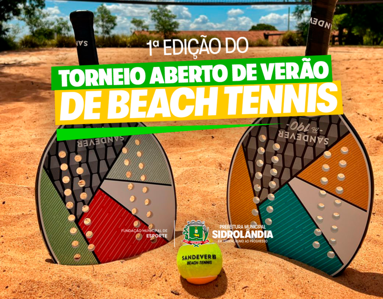 Sidrolândia promove 1ª edição do Torneio Aberto de Verão de Beach Tennis