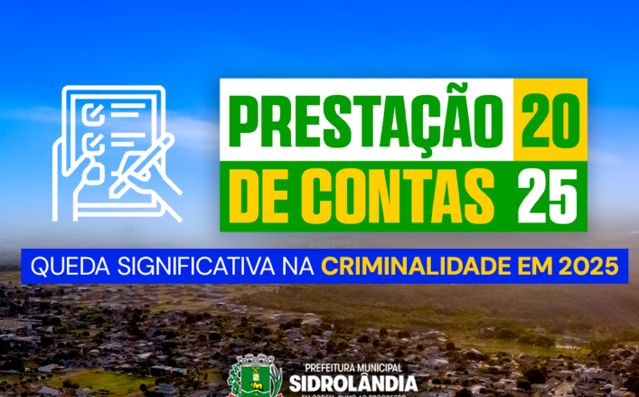 Dados oficiais apontam redução significativa da criminalidade em Sidrolândia