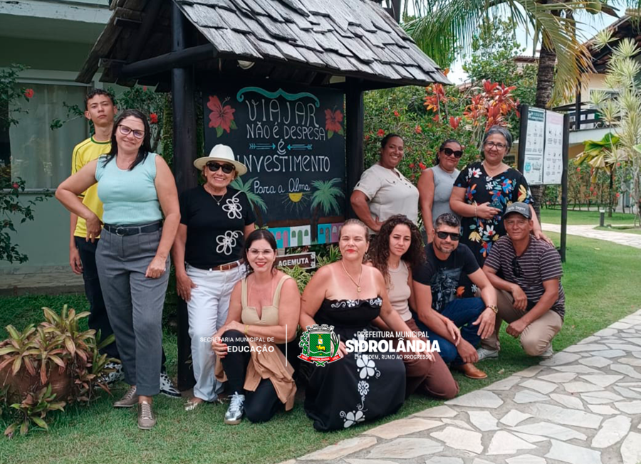 Ganhadores dos projetos educacionais da Prefeitura de Sidrolândia viveram experiência especial no litoral da Bahia
