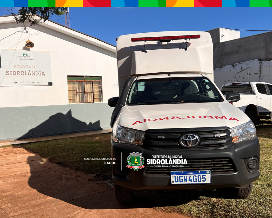 Sidrolândia entrega nova ambulância para a saúde indígena.