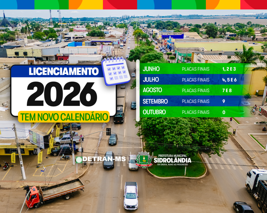 Licenciamento 2026 tem novo calendário, prazos começam a partir de junho
