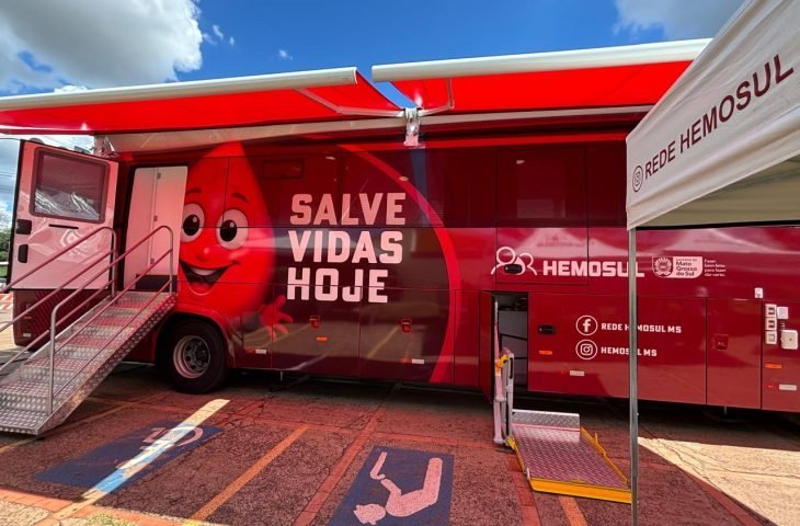 Junho Vermelho mobiliza doadores e leva Hemosul Móvel para municípios de Mato Grosso do Sul