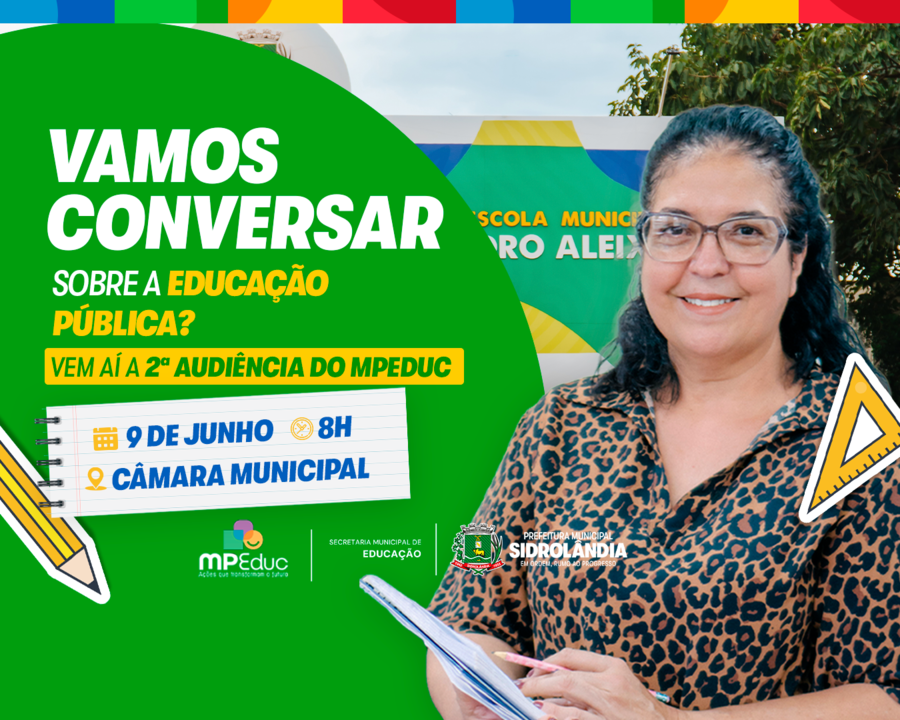 Vem aí a segunda audiência pública do MPEduc sobre educação básica em Sidrolândia