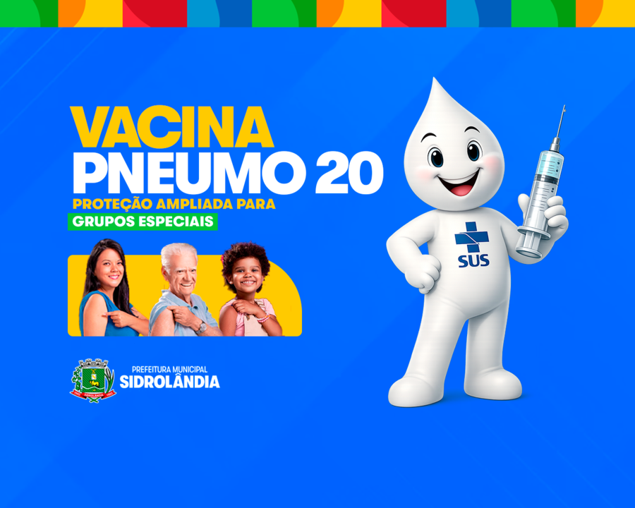 Pessoas dos grupos especiais já podem receber a vacina Pneumo 20 nas unidades de saúde